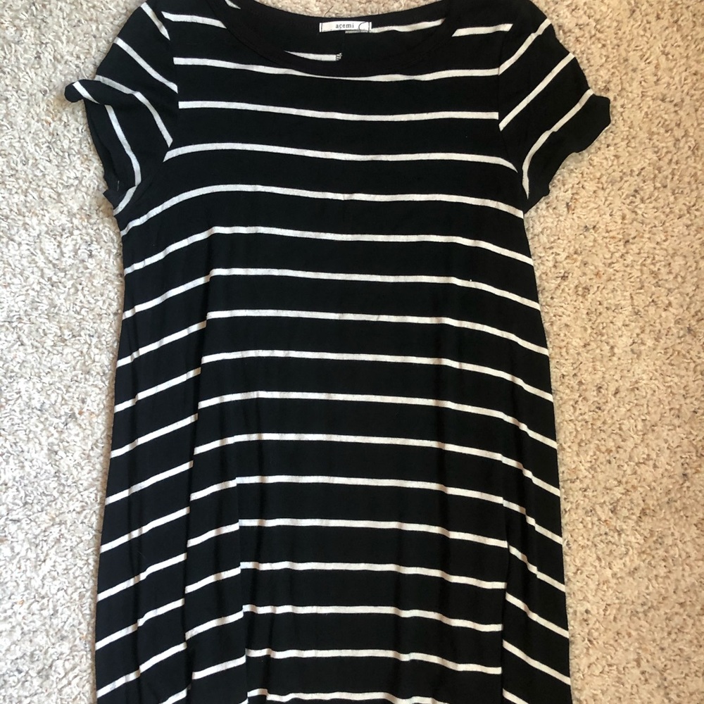 Black and white dress